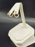 14K Gold Earrings - Huggie Hoops