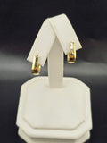14K Gold Earrings - Huggie Hoops