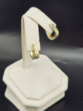 14K Gold Earrings - Huggie Hoops