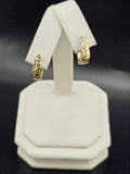 14K Gold Earrings - Huggie Hoops