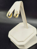 14K Gold Earrings - Huggie Hoops