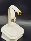 14K Gold Earrings - Huggie Hoops