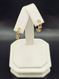 14K Gold Earrings - Huggie Hoops