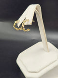 14K Gold Earrings - Huggie Hoops