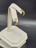 14K Gold Earrings - Huggie Hoops