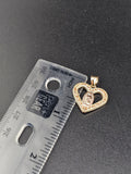 14k Gold Pendant - Virgin Mary