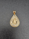 14k Gold Pendant - Virgin Mary