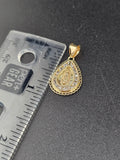 14k Gold Pendant - Virgin Mary