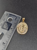 14k Gold Pendant - Virgin Mary