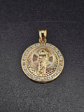 14k Gold Pendant - San Judas