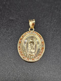 14k Gold Pendant - Virgin Mary