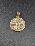 14k Gold Pendant - San Judas