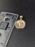 14k Gold Pendant - San Judas
