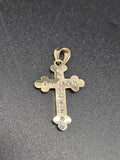 14k Gold Pendant - Jesus on Cross