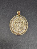 14k Gold Pendant - San Judas