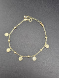 14k Gold Bracelet - Hearts