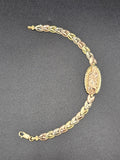 14k Gold Bracelet - Virgin Mary