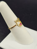 14K Gold Ring - Owl