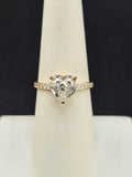14K Gold Ring - Hearts