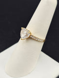 14K Gold Ring - Hearts