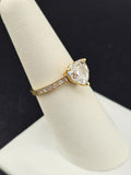14K Gold Ring - Hearts