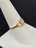 14K Gold Ring - Heart w/Infinity