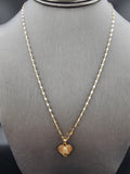 14k Gold Chain w/Pendant - Virgin Mary