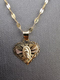 14k Gold Chain w/Pendant - Virgin Mary