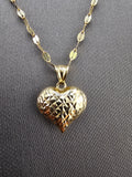 14k Gold Chain w/Pendant - Heart