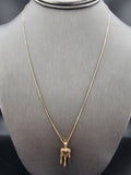 14k Gold Chain w/Pendant - Heart