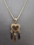 14k Gold Chain w/Pendant - Heart