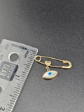 14k Gold Pendant - Evil Eye