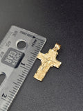 14k Gold Pendant - Jesus on Cross