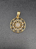14k Gold Pendant - Flower