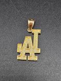 14k Gold Pendant - LA Logo