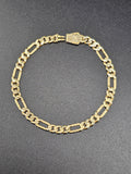 14k Gold Bracelet - Figaro