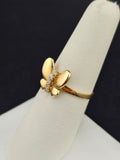 14K Gold Ring - Butterfly