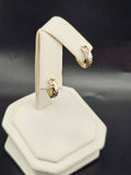 14K Gold Earrings - Huggie Hoops