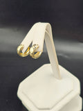 14K Gold Earrings - Huggie Hoops