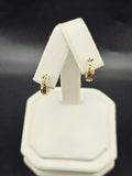 14K Gold Earrings - Huggie Hoops