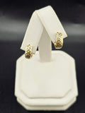 14K Gold Earrings - Huggie Hoops