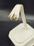 14K Gold Earrings - Huggie Hoops