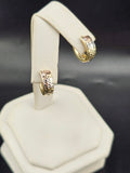 14K Gold Earrings - Huggie Hoops
