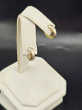 14K Gold Earrings - Huggie Hoops