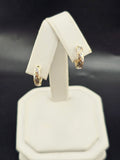 14K Gold Earrings - Huggie Hoops