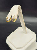 14K Gold Earrings - Huggie Hoops