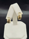 14K Gold Earrings - Huggie Hoops