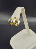 14K Gold Earrings - Huggie Hoops