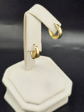 14K Gold Earrings - Huggie Hoops