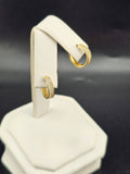 14K Gold Earrings - Huggie Hoops